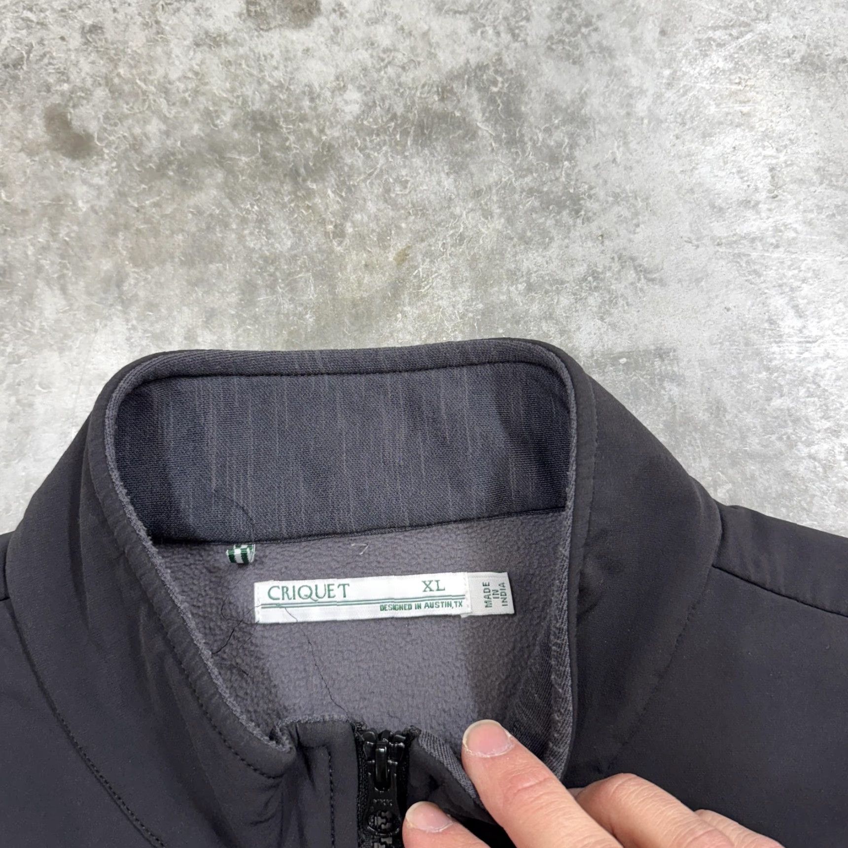 Vintage Criquet Vest Mens XL Gray Full Zip Windbreaker Softshell Pockets Lightweight Lined Casual 90s? Size US XL / EU 56 / 4 - 3 Thumbnail