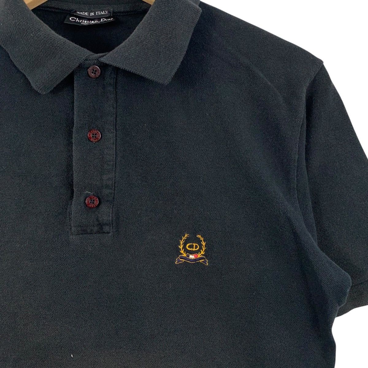 Christian Dior Monsieur Vintage CHRISTIAN DIOR C ITALY Embroidered LogoCollar Tshirt Size US S / EU 44-46 / 1 - 3 Thumbnail