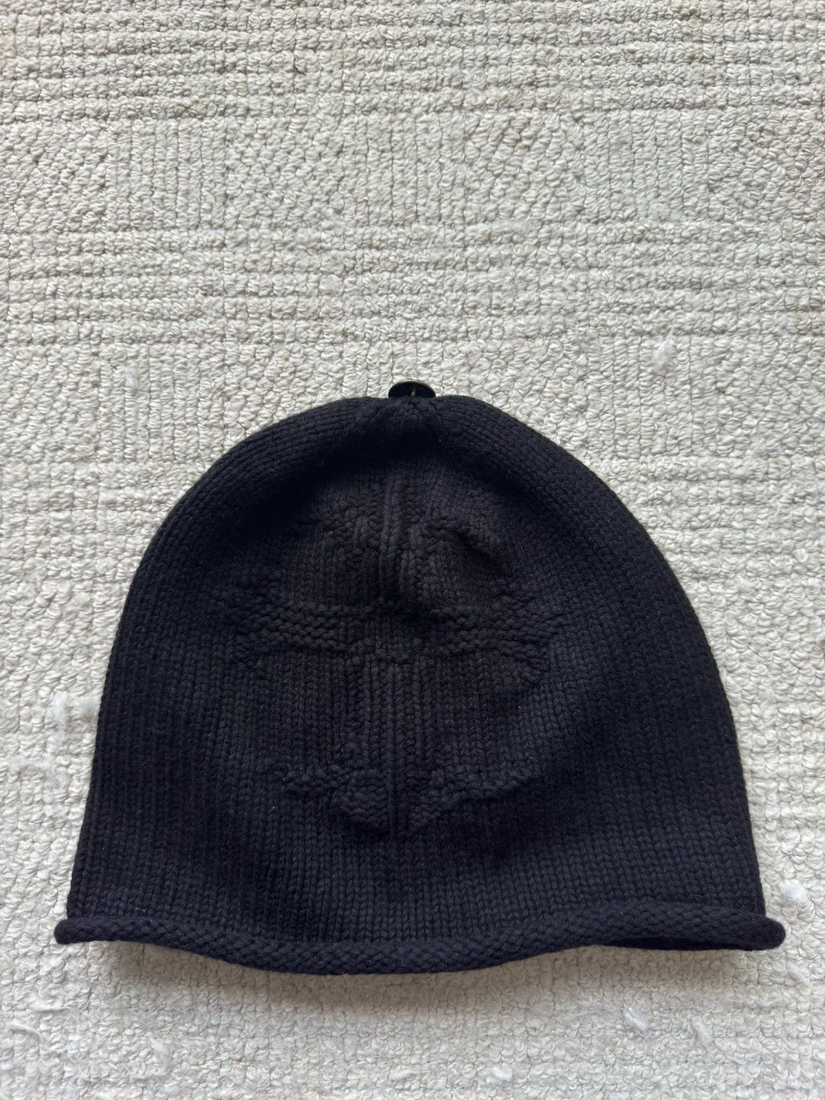 Chrome Hearts CHROME HEARTS Black Cashmere Knit Hat Size ONE SIZE - 1 Thumbnail