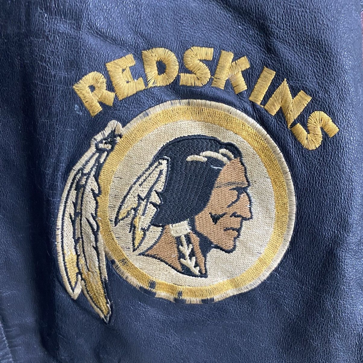NFL Vintage NFL Red Skins leather jacket Size US M / EU 48-50 / 2 - 16 Thumbnail