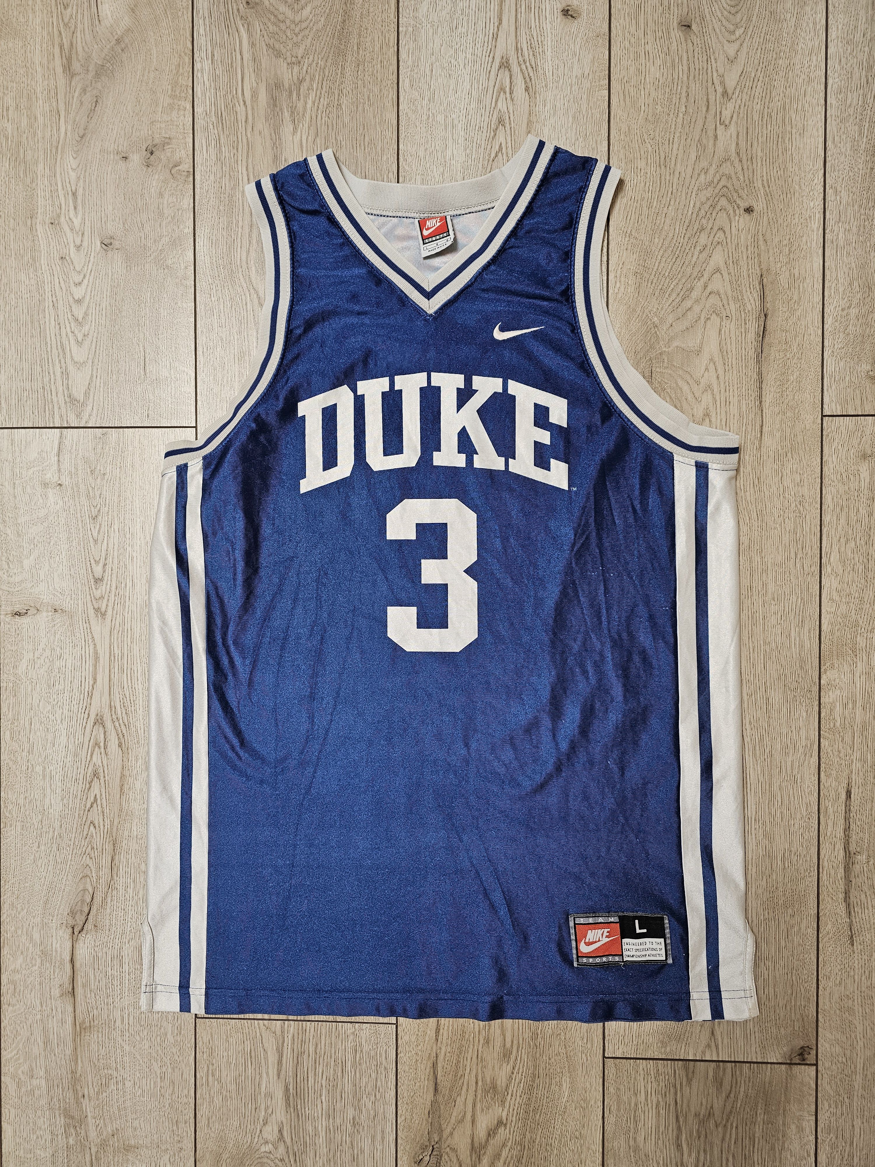Nike DUKE BLUE DEVILS VINTAGE NIKE JERSEY 90S NCAA BASKETBALL Size US L / EU 52-54 / 3 - 1 Thumbnail