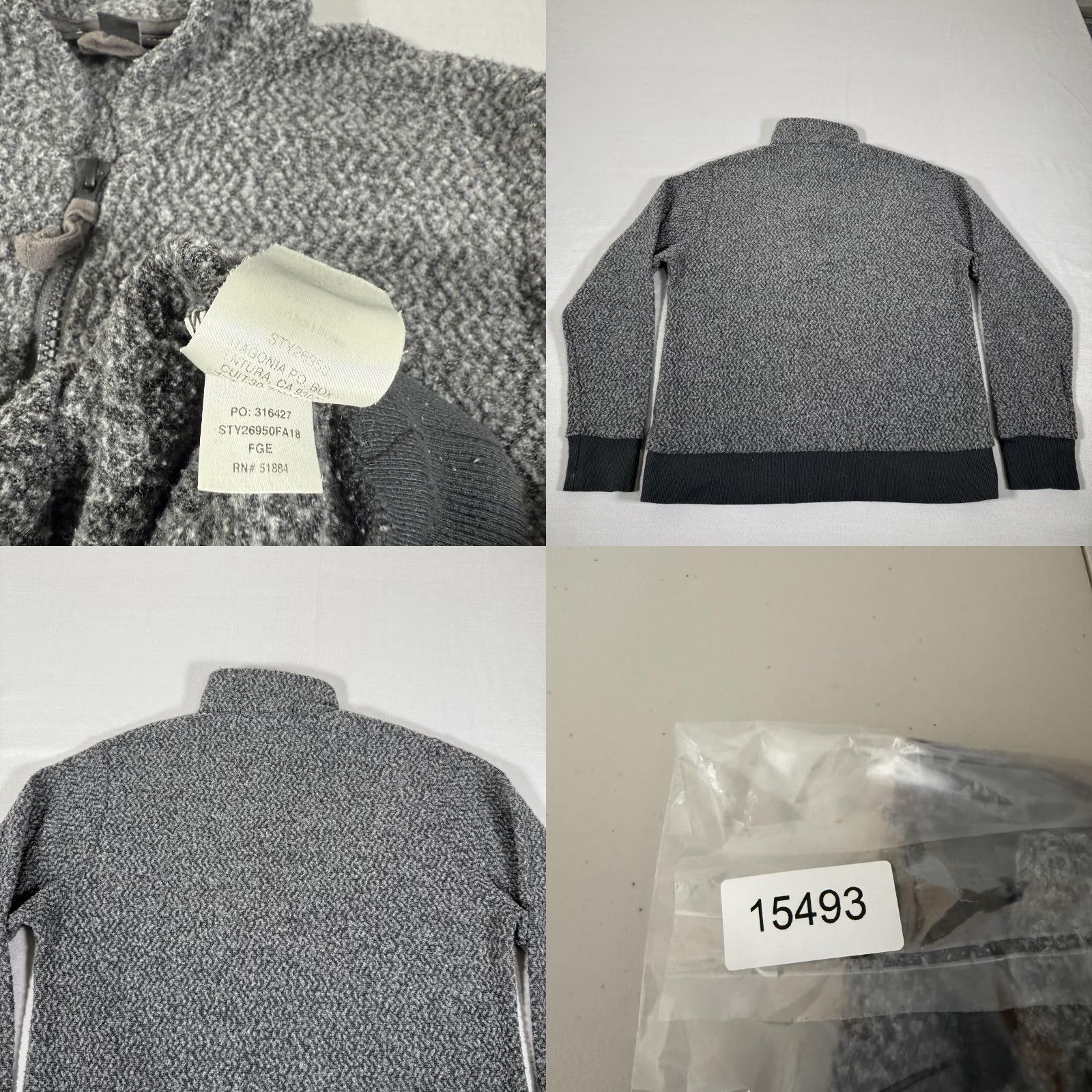 Patagonia Patagonia Jacket Womens Medium Gray Woolyester Fleece Pullover Sweater Outdoors Size M / US 6-8 / IT 42-44 - 9 Thumbnail