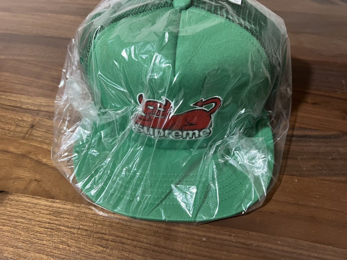 image of Supreme/toy Machine Mesh Back 5-Panel Green Snapback Ss24, Men's