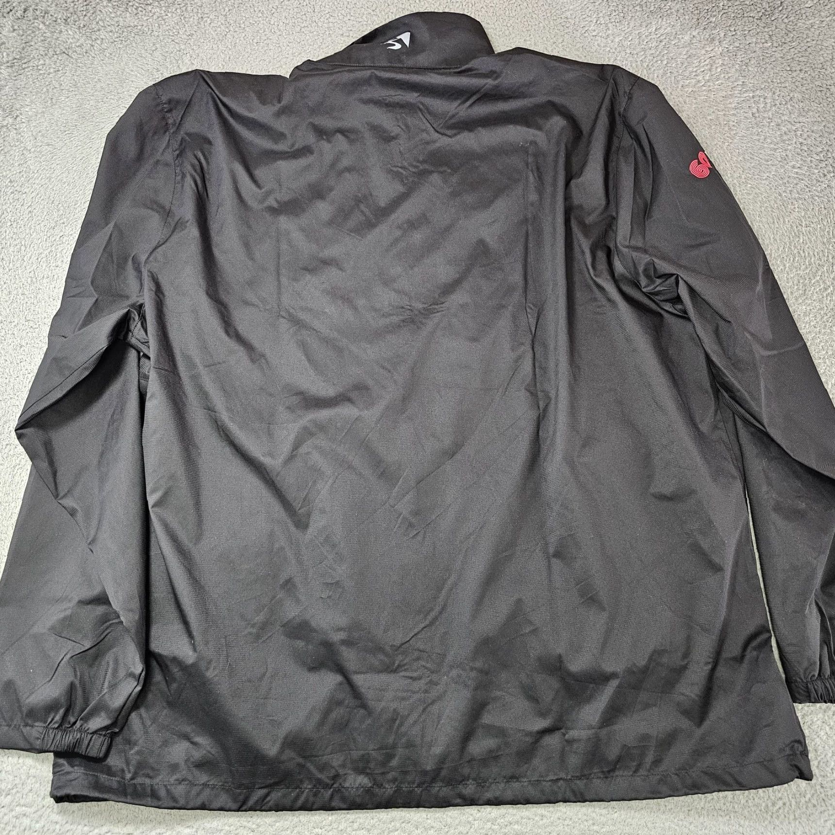 Vintage Storm Creek The Idealist Wind Jacket Mens 2XL Black Water Resistant Full Zip Windbreaker Pockets Lightweight 6240 Size US XXL / EU 58 / 5 - 6 Thumbnail
