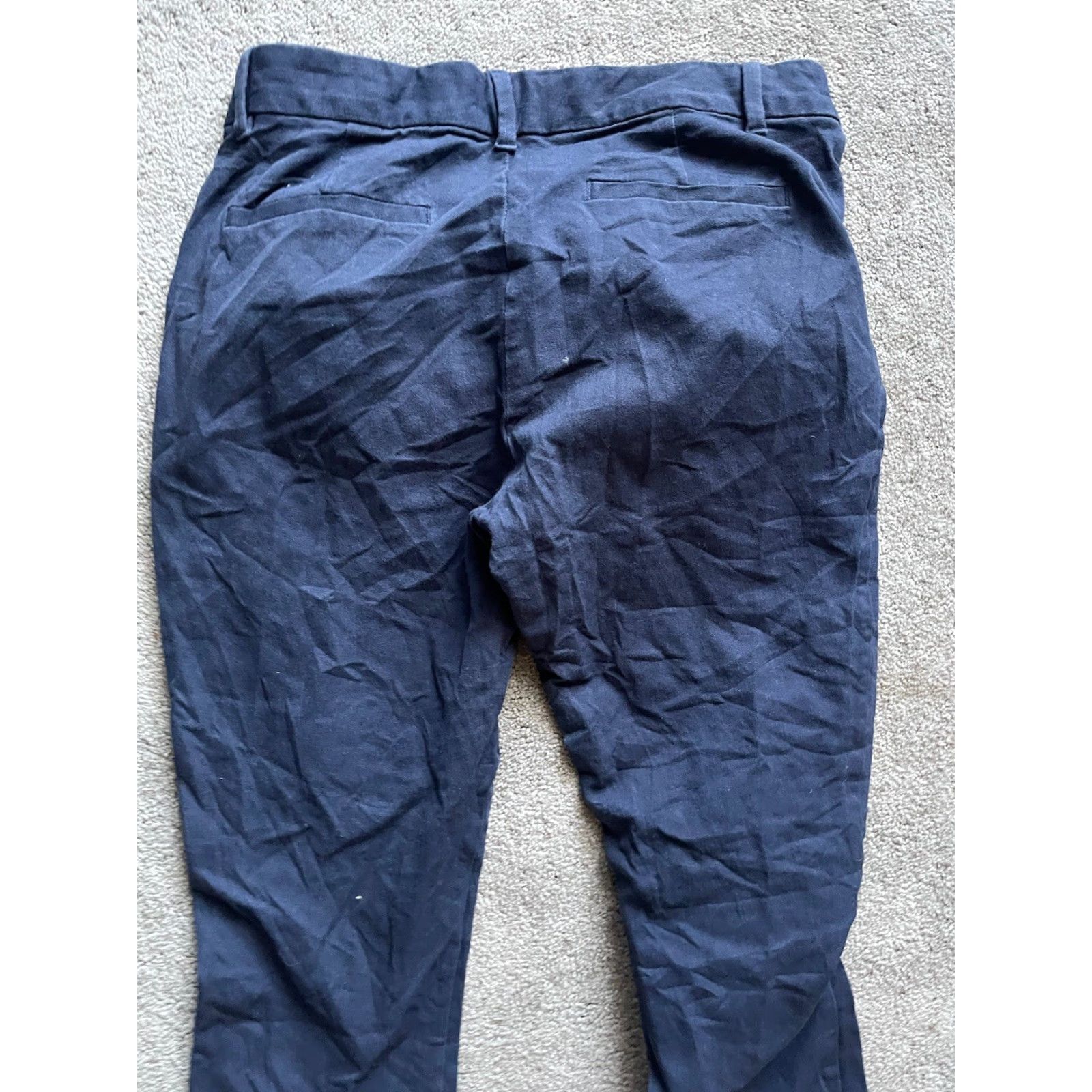 Gap Gap Women's Pants Signature Skinny Ankle 6 Regular Navy Blue Stretch Denim Womens Size 28" / US 6 / IT 42 - 4 Thumbnail