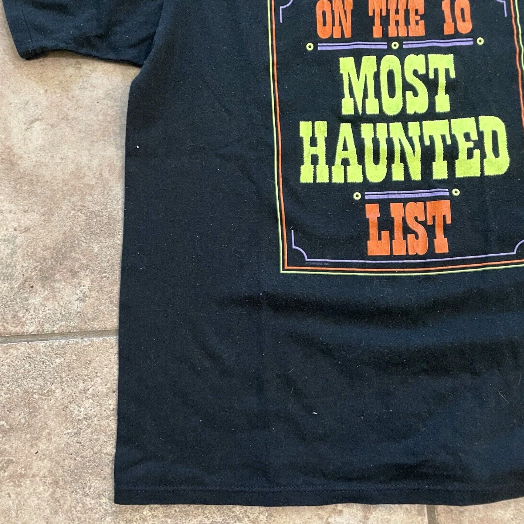 Jerzees VINTAGE Stitch Graphic T-Shirt Black Mens XL USA Size US XL / EU 56 / 4 - 3 Thumbnail