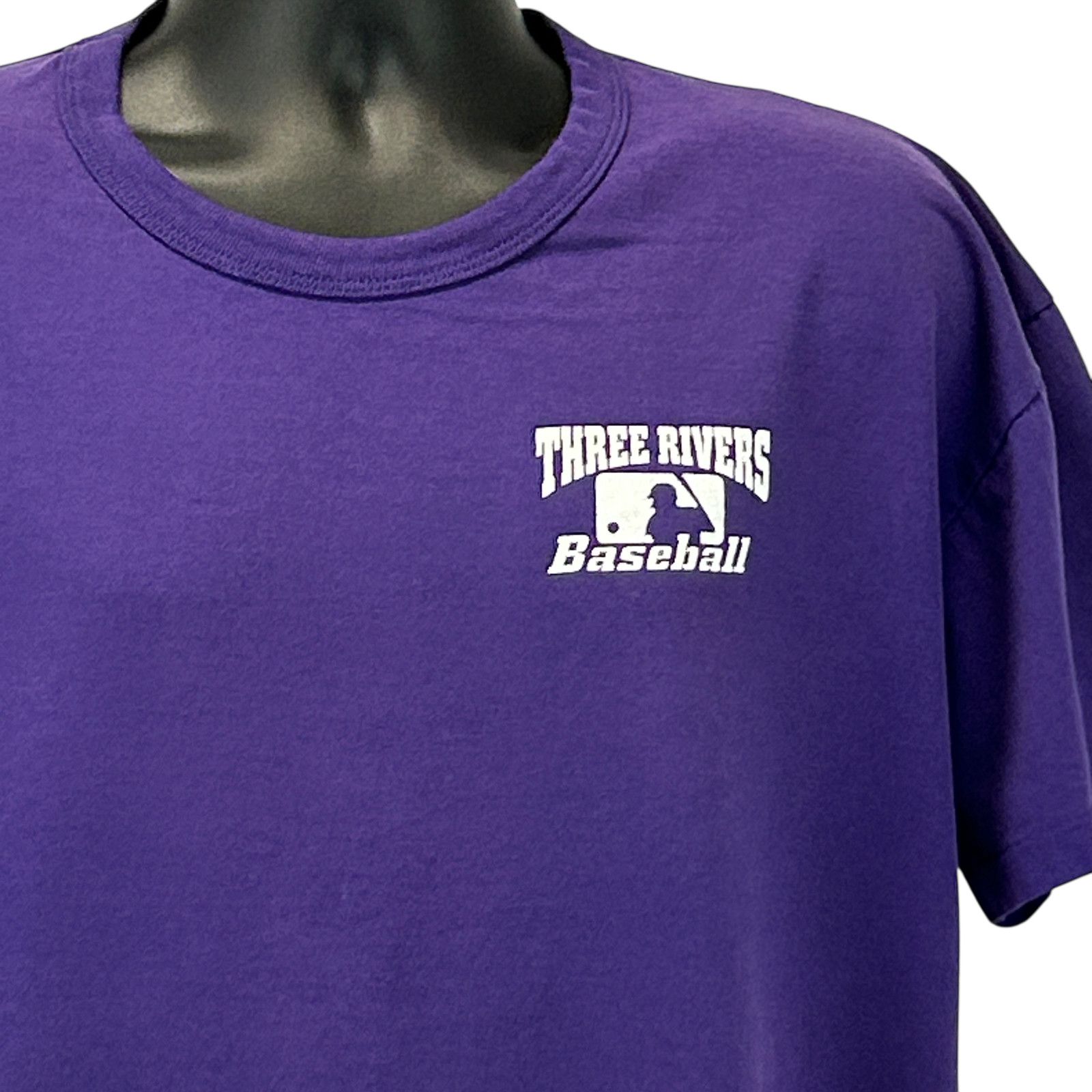 Russell Athletic Vintage 90s Three Rivers Baseball T Shirt XL X-Large Size US XL / EU 56 / 4 - 1 Thumbnail