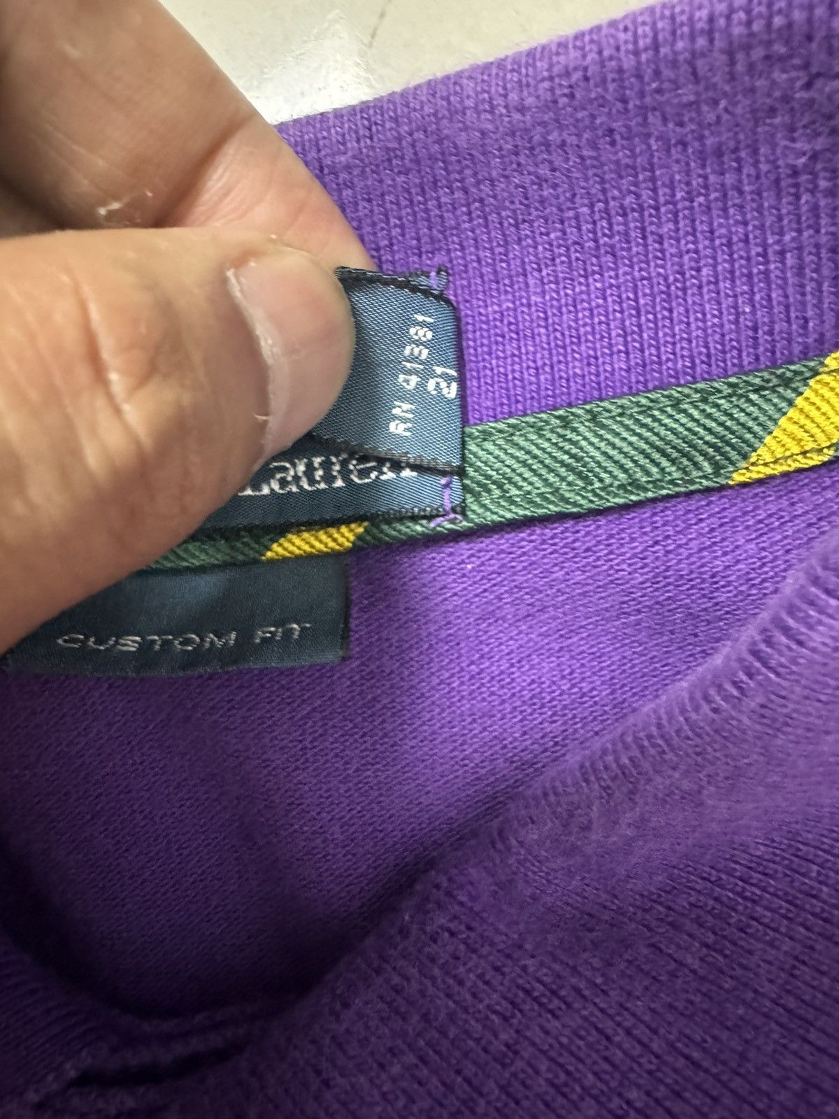 Polo Ralph Lauren × Vintage Polo Ralph Lauren Chief Keef Big Pony Purple Size US L / EU 52-54 / 3 - 5 Thumbnail