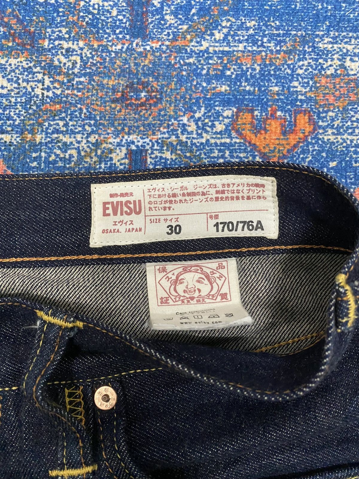 Denime × Evisu × Japanese Brand Evisu Daicock Lot.2000 Size US 30 / EU 46 - 3 Thumbnail