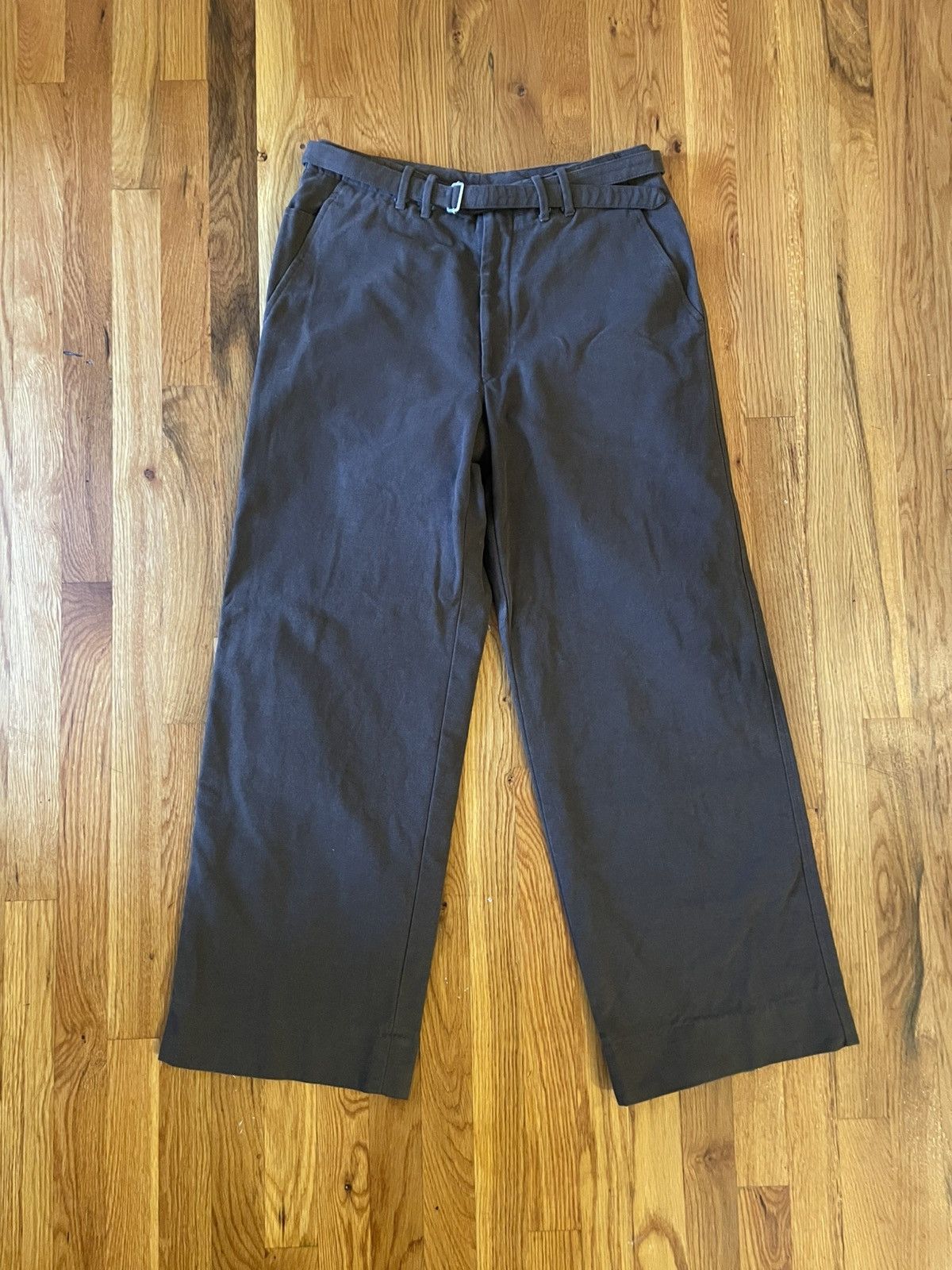 Stoffa Stoffa Extra Wide Plain Front Trouser Size US 31 - 1 Thumbnail