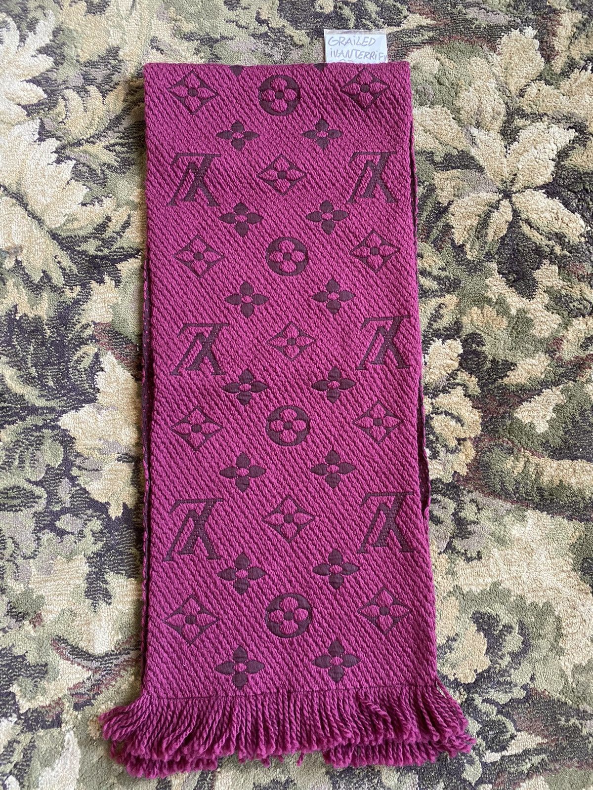 Louis Vuitton Louis Vuitton Monogram Wool Scarf Size ONE SIZE - 3 Thumbnail