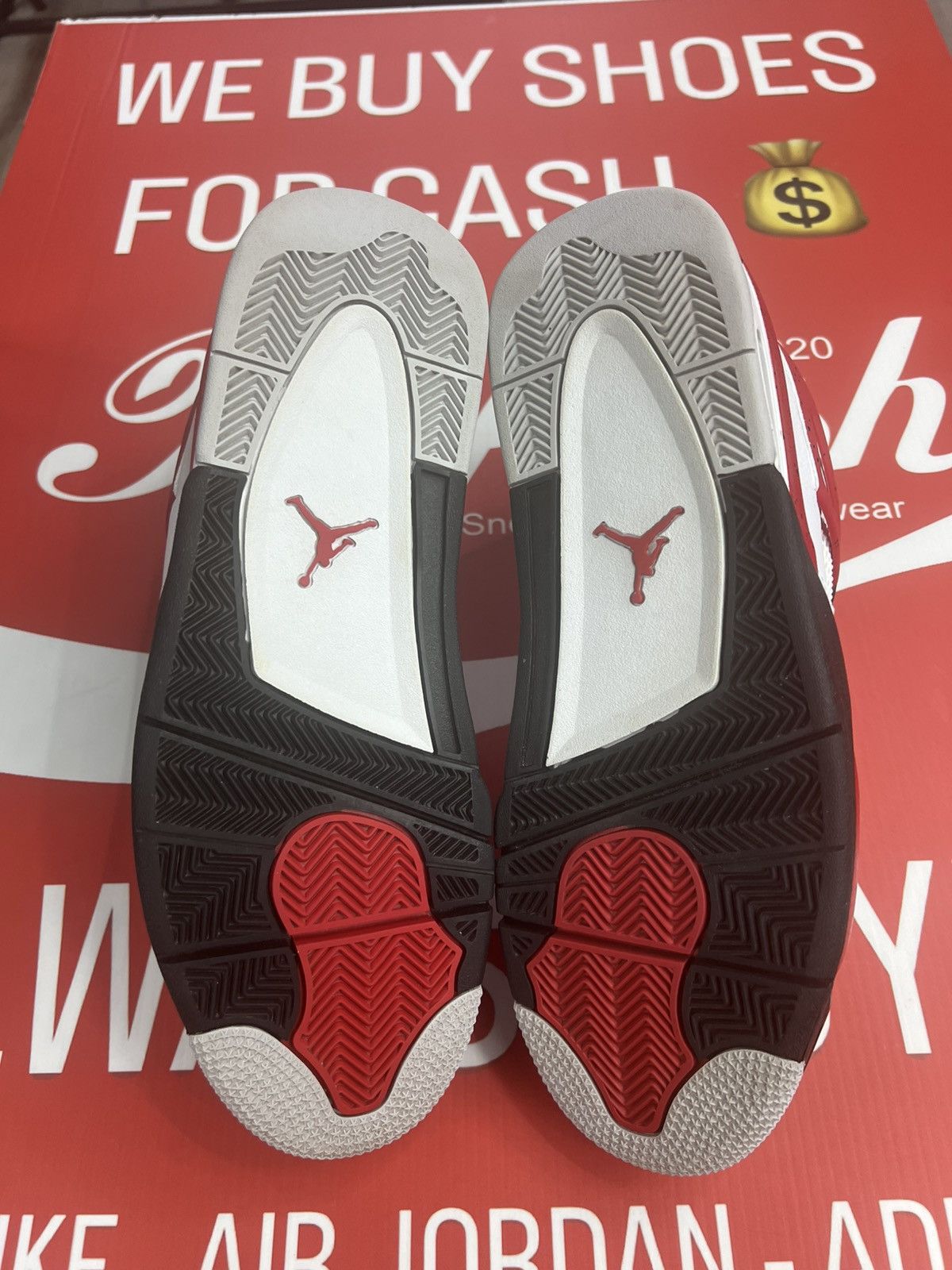 Jordan Brand Air Jordan 4 Retro Red Cement Size 13 (DH6927-161) Size US 13 / EU 46 - 6 Thumbnail