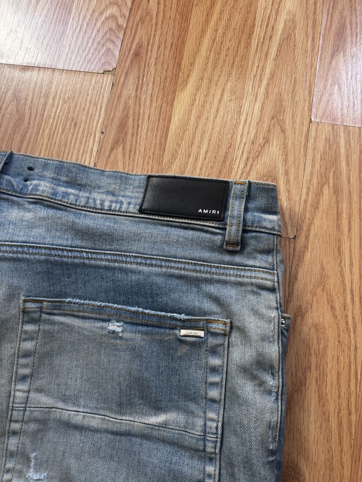 Amiri Amiri Mx1 Varsity Applique Jeans Size US 36 / EU 52 - 8 Thumbnail