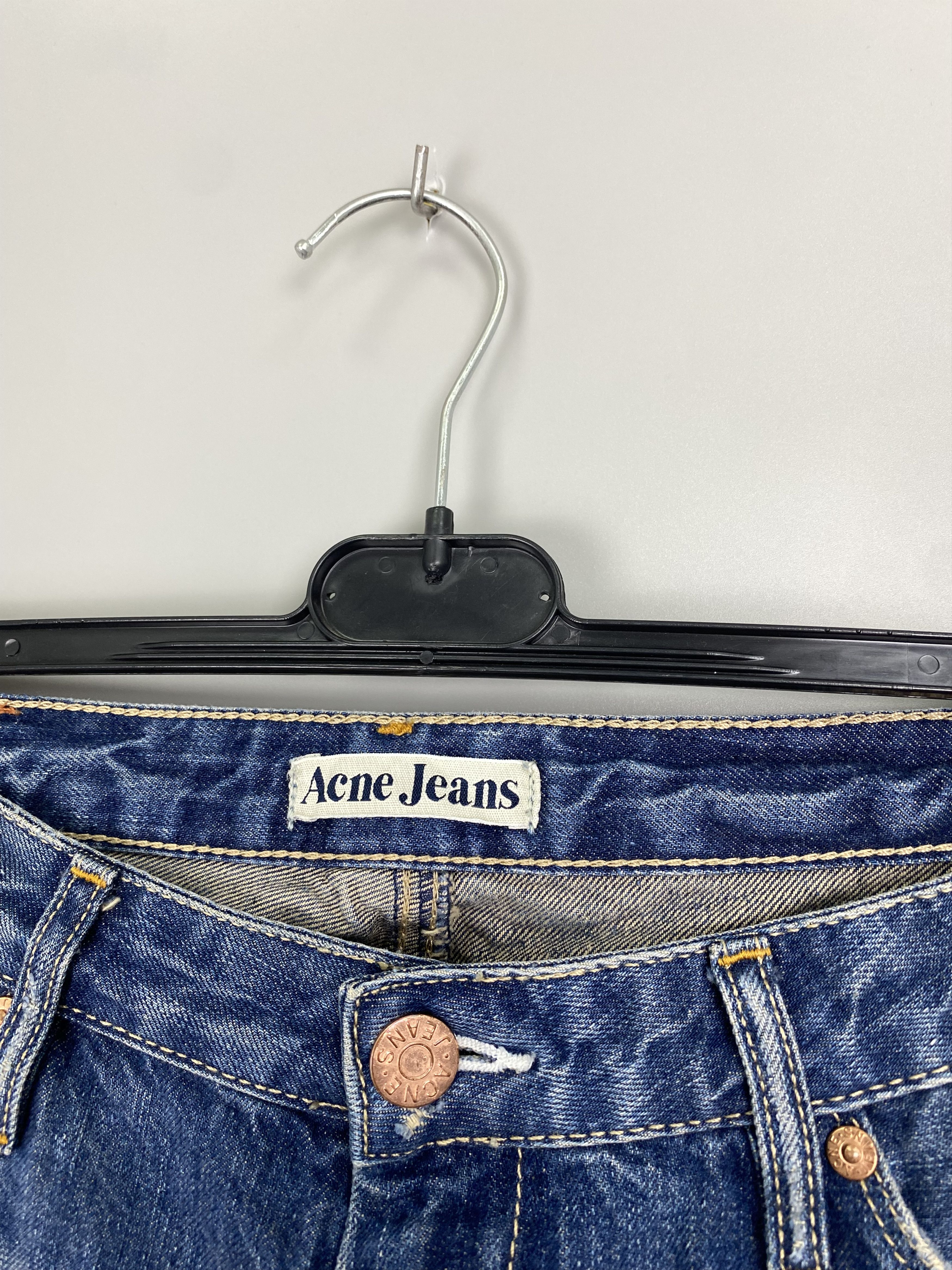 Acne Studios Acne Jeans Hug Lost Denim Jeans Leather Patch W28 L34 Size US 28 / EU 44 - 3 Thumbnail