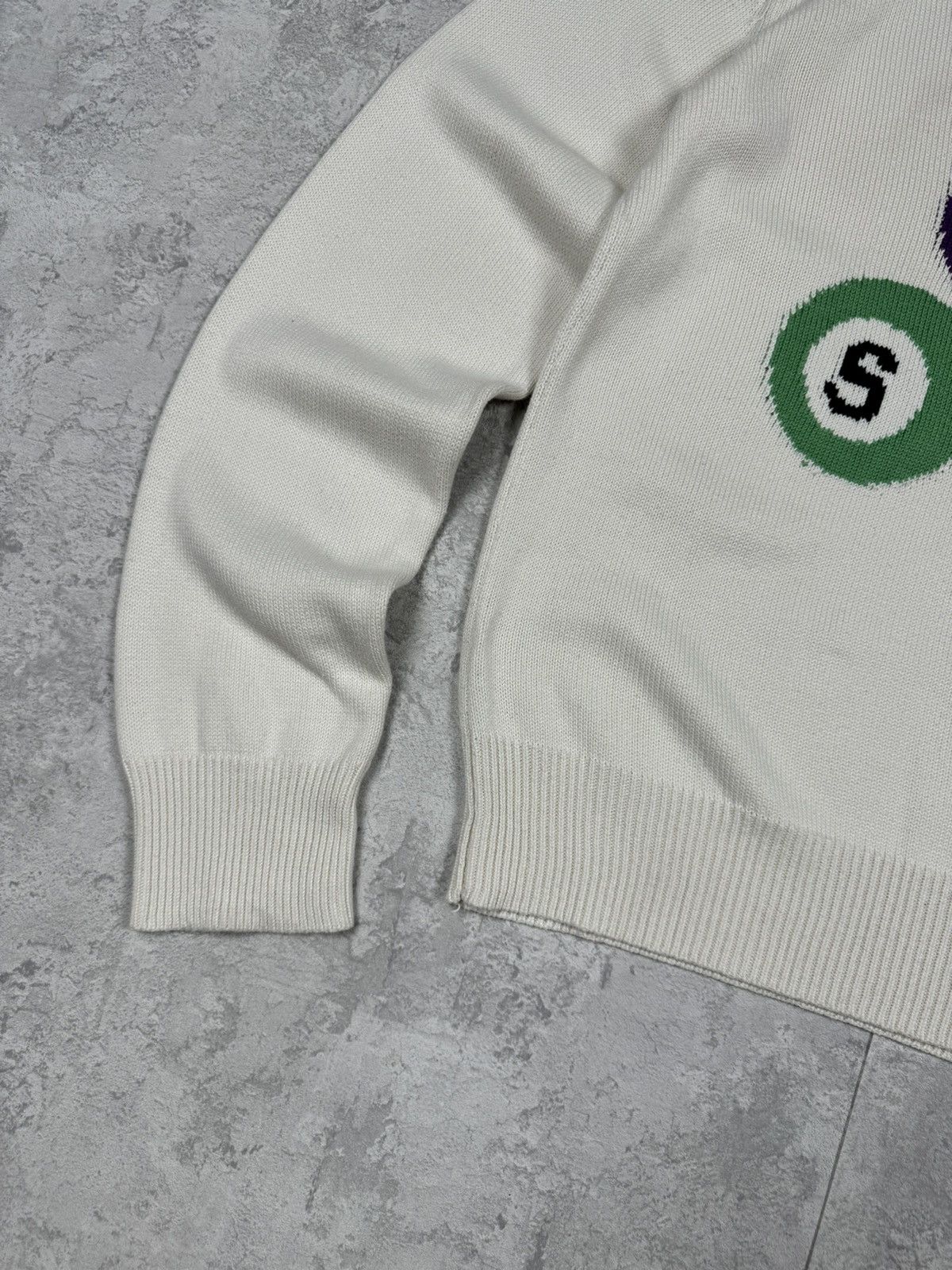 Stussy Stussy Billiard Sweater Big Logo Size M Size US M / EU 48-50 / 2 - 4 Thumbnail