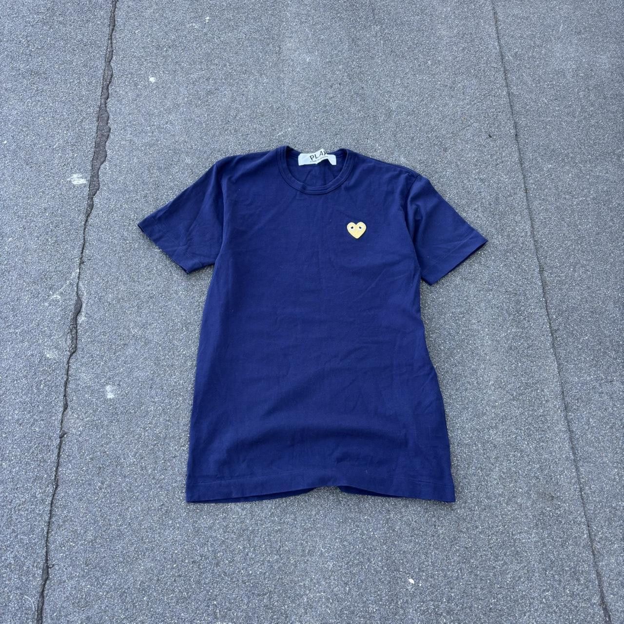 Comme des Garcons PLAY × Japanese Brand × Vintage Vintage y2k 90s Comme des Garçons Play heart logo t-shirt Size US L / EU 52-54 / 3 - 1 Thumbnail
