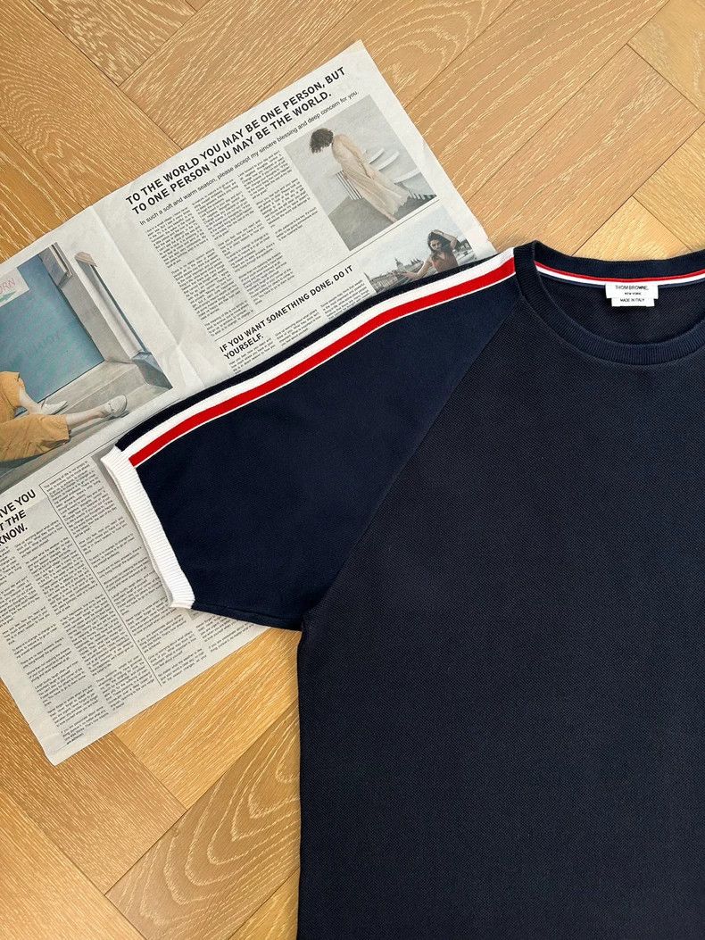Thom Browne Thom Browne Patchwork T-shirt short sleeves Size US L / EU 52-54 / 3 - 6 Thumbnail