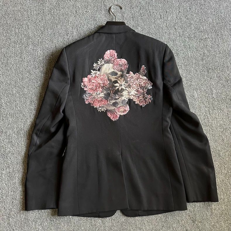 Dior Dior 17. Toru Kamei's Rose Skull Suit 2502-Nextarrow Size 46R - 2 Thumbnail