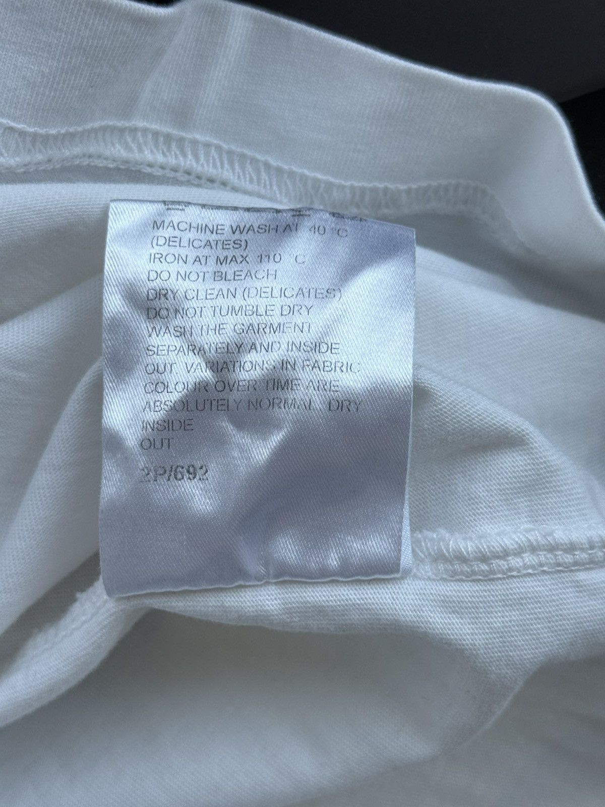 Hood By Air Hood By Air upside down white tee Size US XL / EU 56 / 4 - 6 Thumbnail