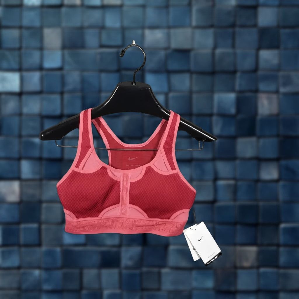 Nike Nike Sports Bra Women's Small Pink High Support Ultrabreathe Padded Activewear Size ONE SIZE - 1 Thumbnail