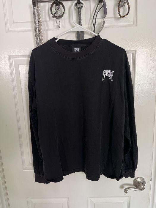 Revenge Revenge Black Arch Embroidered Long Sleeve | Grailed