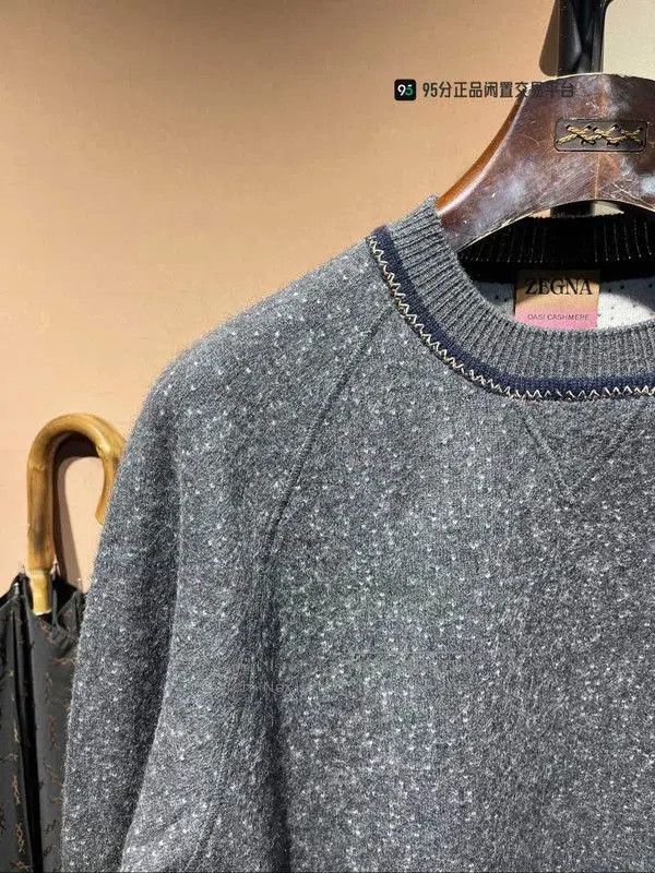 Ermenegildo Zegna Zegna x The Elder Statesman Oasi FW23 Crew Neck Sweater. Size US M / EU 48-50 / 2 - 2 Thumbnail