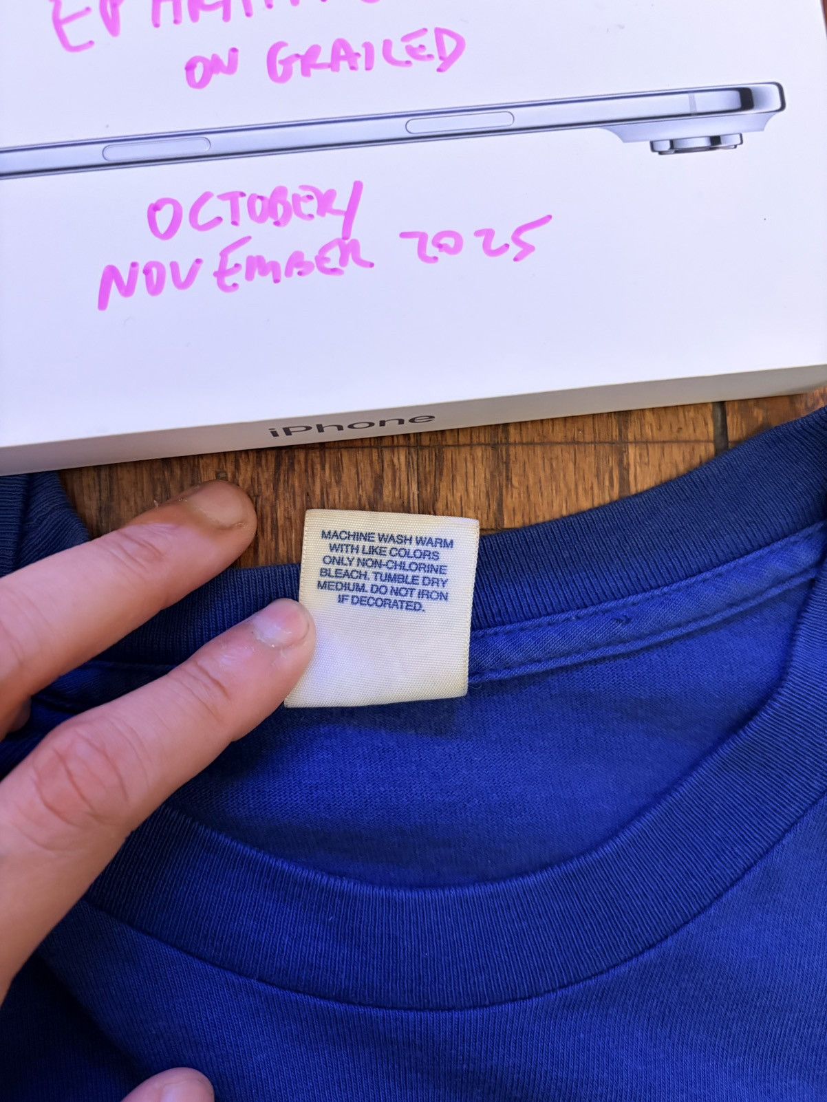 Supreme Supreme Bling Box Logo OG blue tee M Size US M / EU 48-50 / 2 - 5 Thumbnail