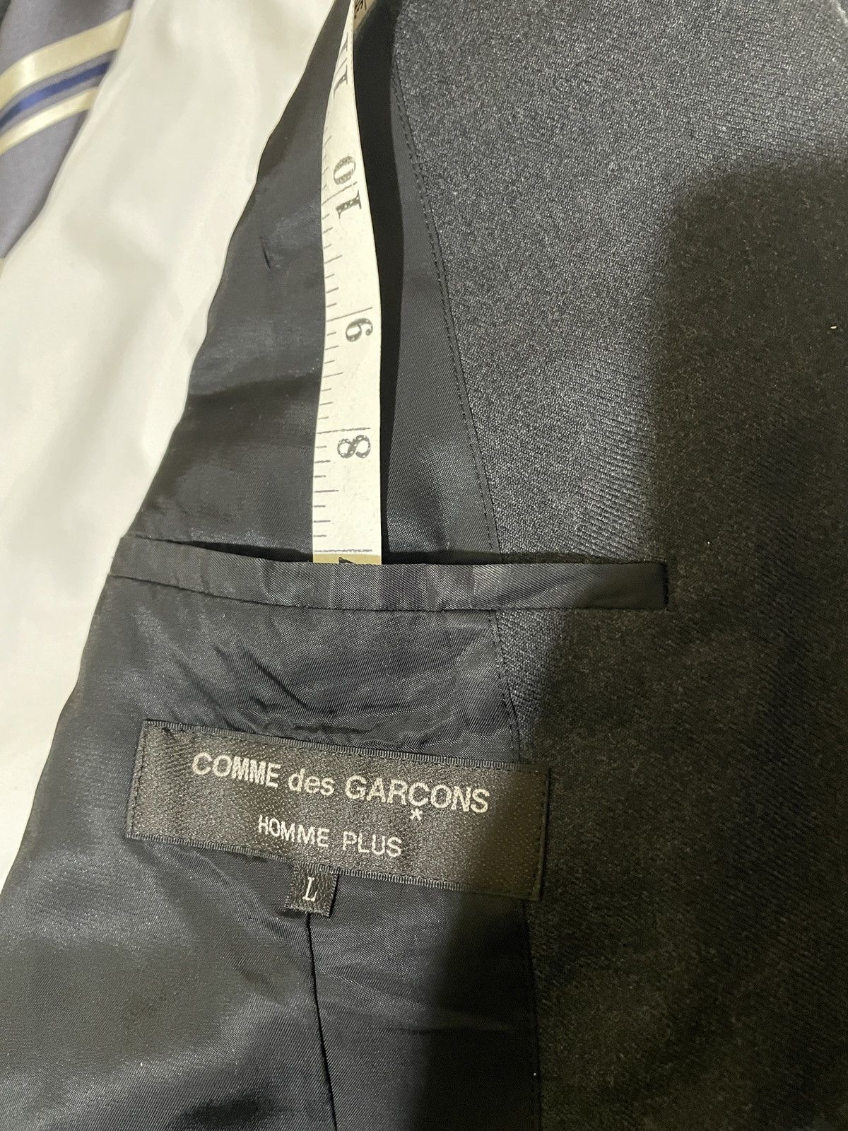 Comme des Garcons Homme Plus × Japanese Brand Comme Des Garçons Homme Plus Double Breasted Jacket Size 40R - 6 Thumbnail
