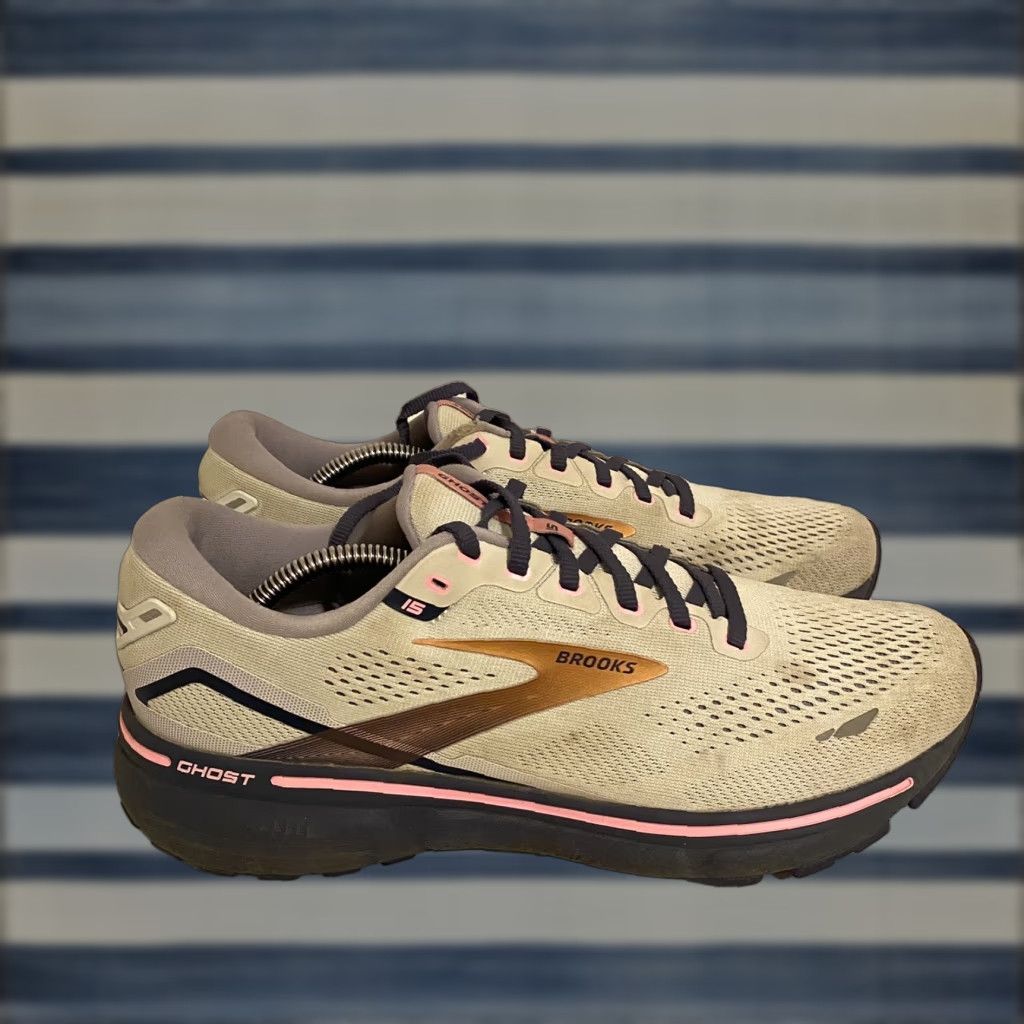 Brooks Brooks Running Ghost 15 Pink Copper Athletic Sneakers Women’s Sz 11 1203801B492 Size US 11 / IT 41 - 1 Thumbnail