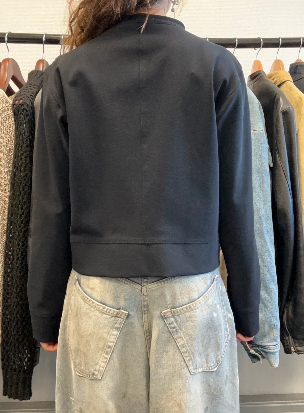 Marithe + Francois Girbaud Marithé + Francois Girbaud 00’s Minimalist Dark Navy Jacket Size M / US 6-8 / IT 42-44 - 4 Thumbnail