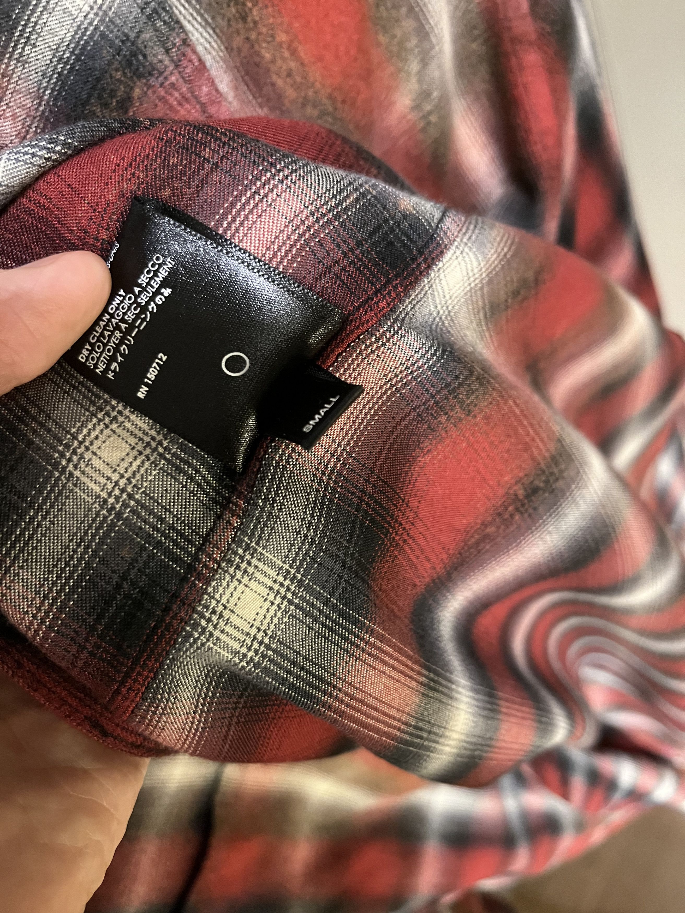 Amiri flannel shirt