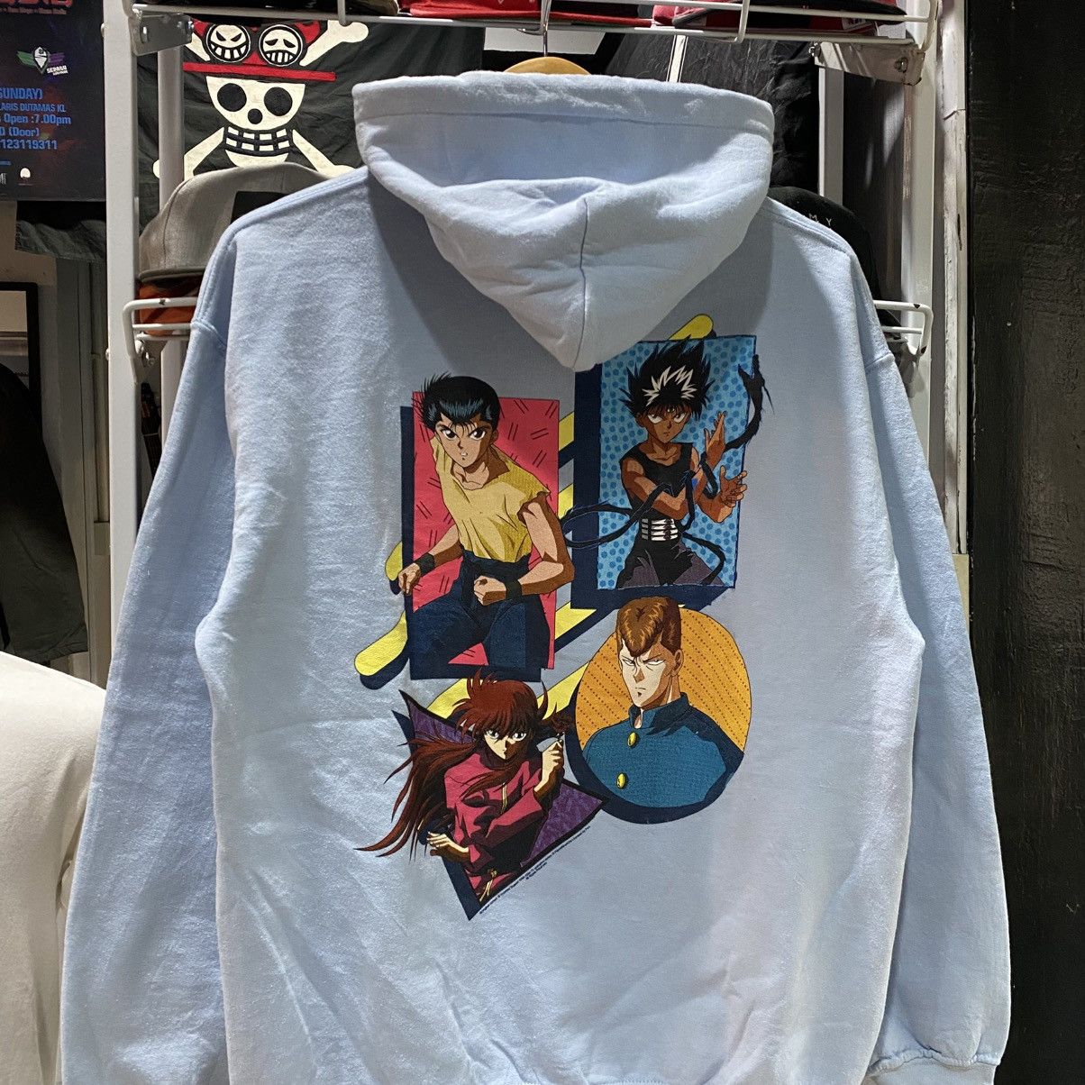 Japanese Brand × Vintage Japanese Brand Yu Yu Hakusho Anime Hoodie Japan Size US L / EU 52-54 / 3 - 3 Thumbnail