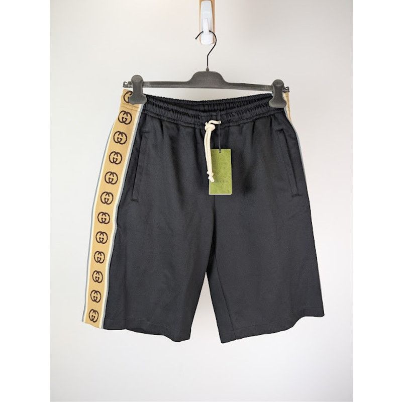 Gucci o1rshd1 Q:2 / Technical Jersey Basketball Shorts in Black Size US 32 / EU 48 - 1 Thumbnail