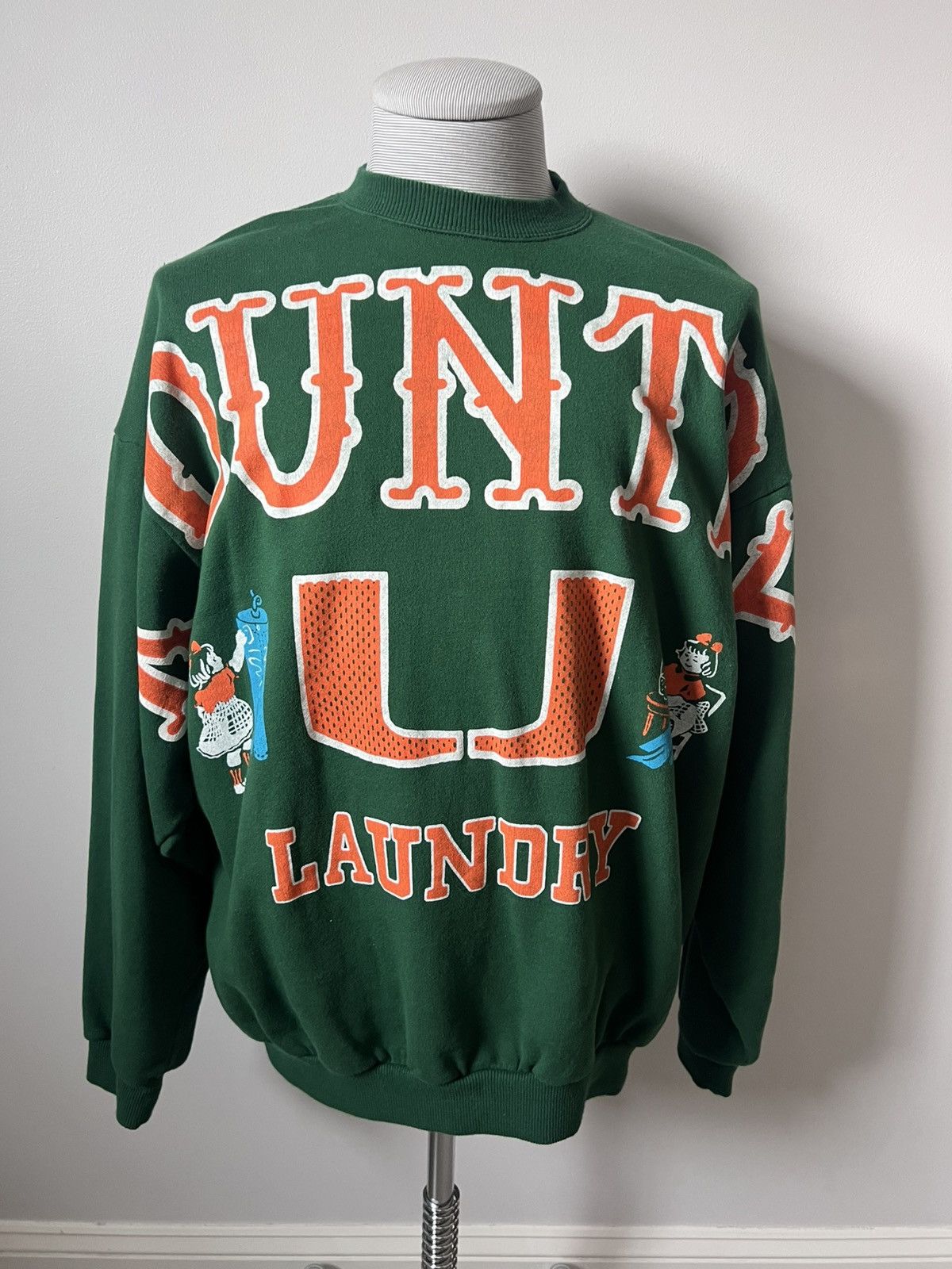 Kapital Kountry Laundry Crewneck (Forest Green) Size US L / EU 52-54 / 3 - 1 Thumbnail