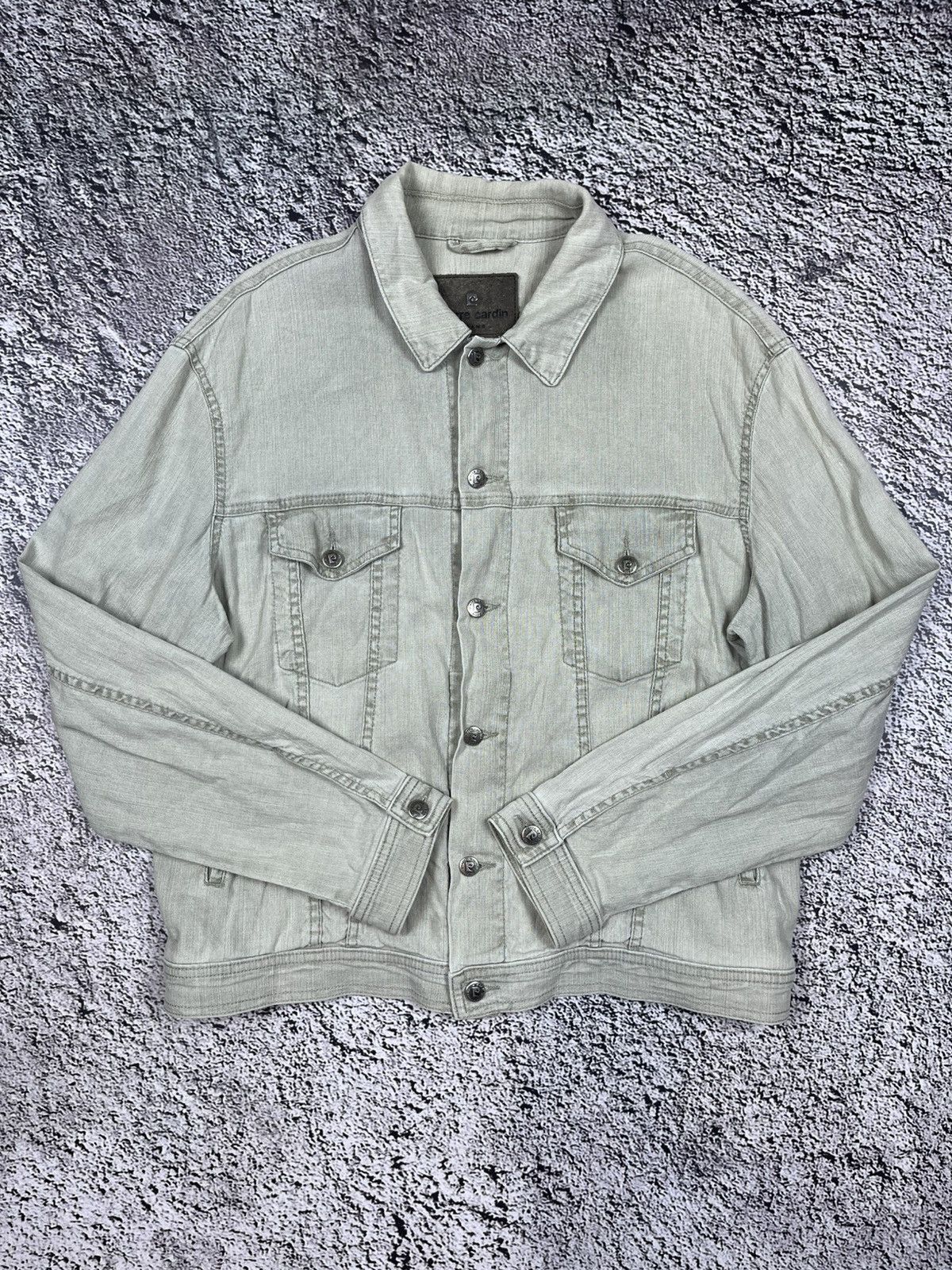 Pierre Cardin Vintage 90s Rare Pierre Cardin Linen jacket size L Size US L / EU 52-54 / 3 - 1 Thumbnail