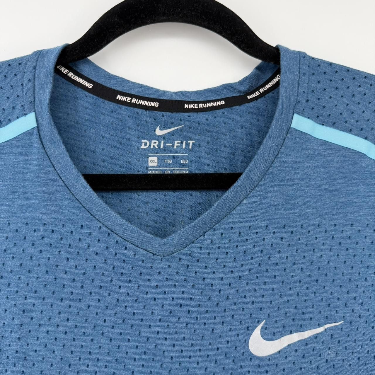 Nike Nike blue dri-fit running shirt Size XXL Size US XXL / EU 58 / 5 - 2 Thumbnail