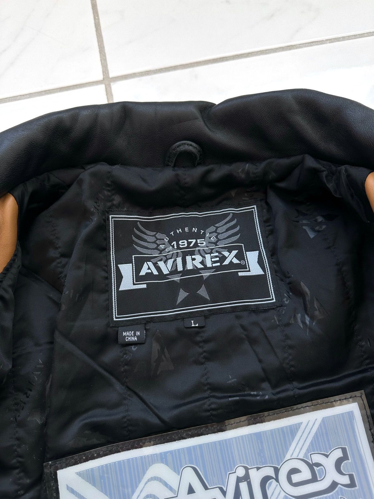 Avirex Vintage Avirex New York 1st Casino Tour Leather Jacket Size US L / EU 52-54 / 3 - 10 Thumbnail