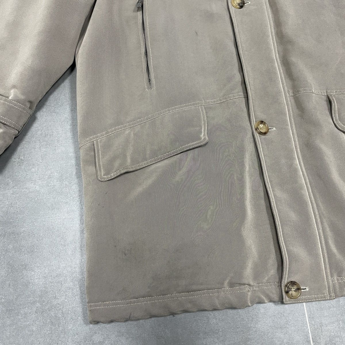 Canali Canali Coat Jacket Size 52 Size US L / EU 52-54 / 3 - 6 Thumbnail
