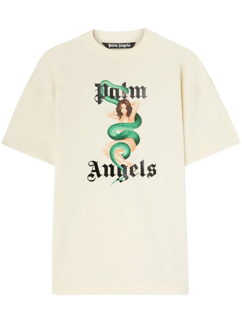 Palm Angels o1mle0226 Ivy Pin Up Tee Shirt in Neutrals Size US XS / EU 42 / 0 - 1 Thumbnail