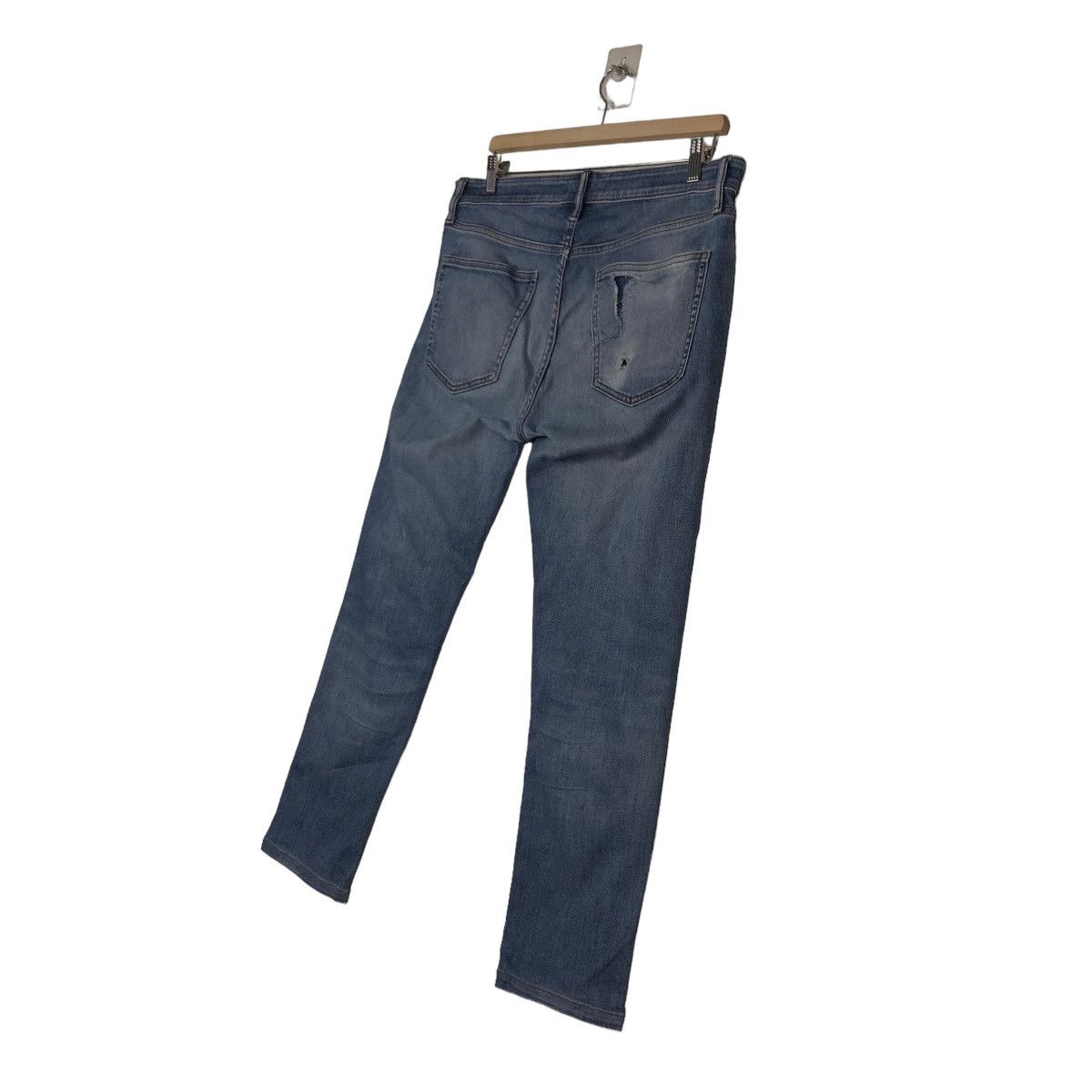 Japanese Brand 🔥VINTAGE DENIM JEANS FLARE UNIQLO JAPAN ISSEY MIYAKE Size US 34 / EU 50 - 12 Thumbnail