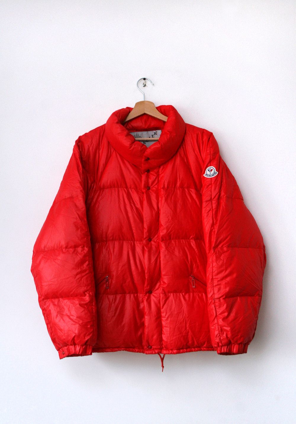 Moncler × Moncler Grenoble × Vintage Moncler Grenoble Vintage 1980s Puffer Down Red Jacket 3 L Size US L / EU 52-54 / 3 - 1 Thumbnail