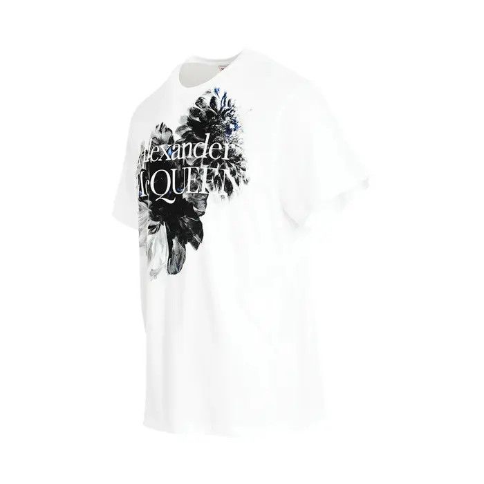 Alexander McQueen o1mris0824 T-Shirt in Black & White Size US XS / EU 42 / 0 - 2 Thumbnail