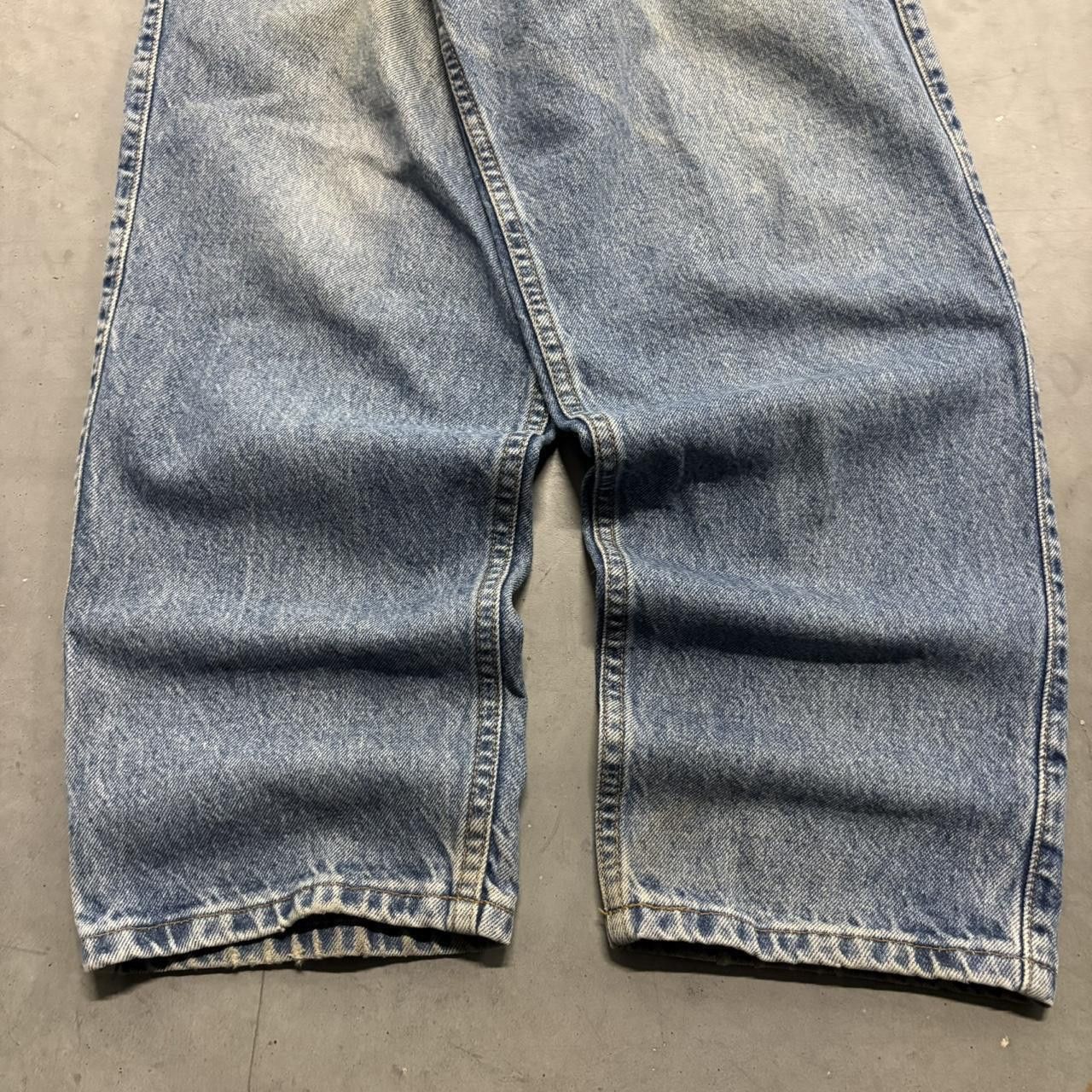 Levi's Crazy Vintage Y2K/2000s Baggy Levis 545 Loose Fit Medium Blue Wash Denim Jeans! Size US 38 / EU 54 - 3 Thumbnail