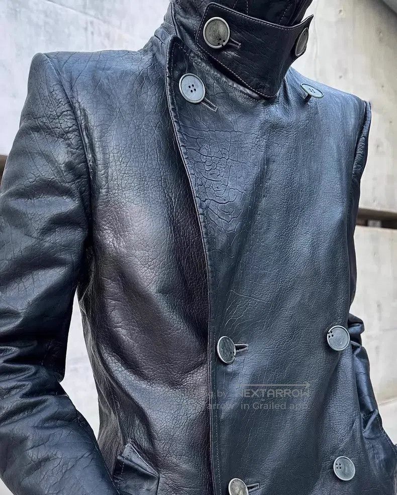 Carol Christian Poell Carol Christian Poell Size 50 Long double-breasted leather Size US M / EU 48-50 / 2 - 8 Thumbnail