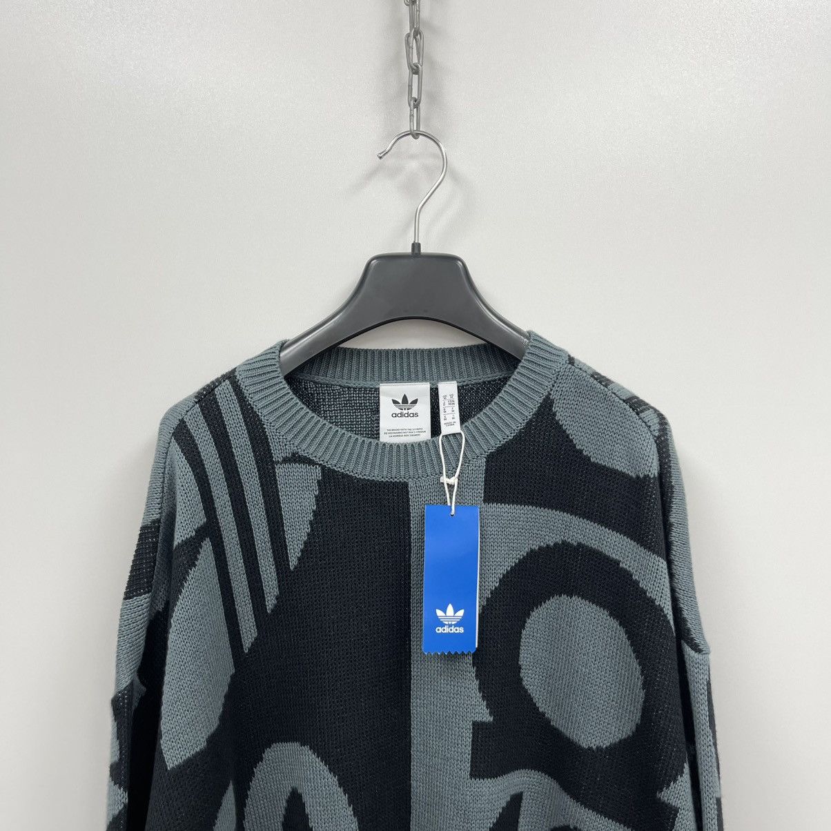Adidas Adidas Originals R.Y.V. Logo Fishn Cotton Knit Crew Sweater Size US M / EU 48-50 / 2 - 2 Thumbnail
