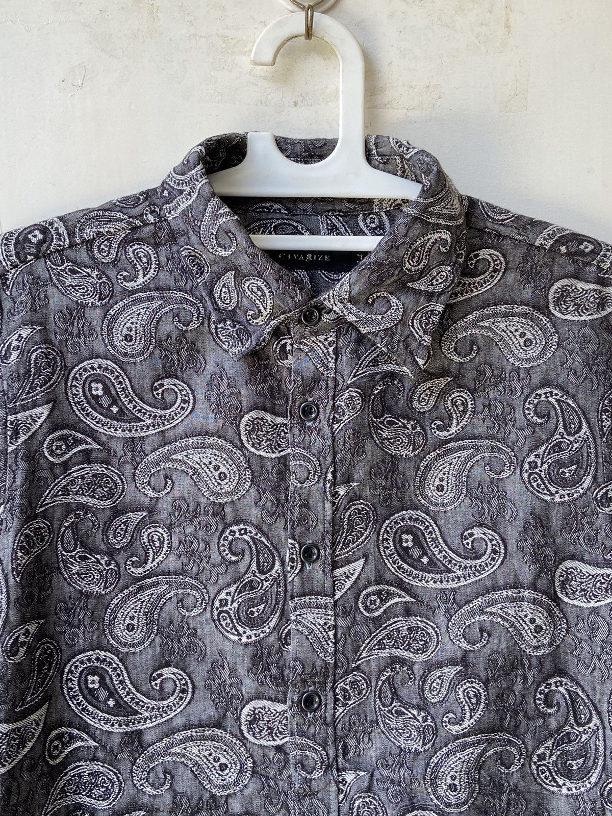 CIVARIZE CIVARIZE Patterned Grey Shirt Size US S / EU 44-46 / 1 - 4 Thumbnail