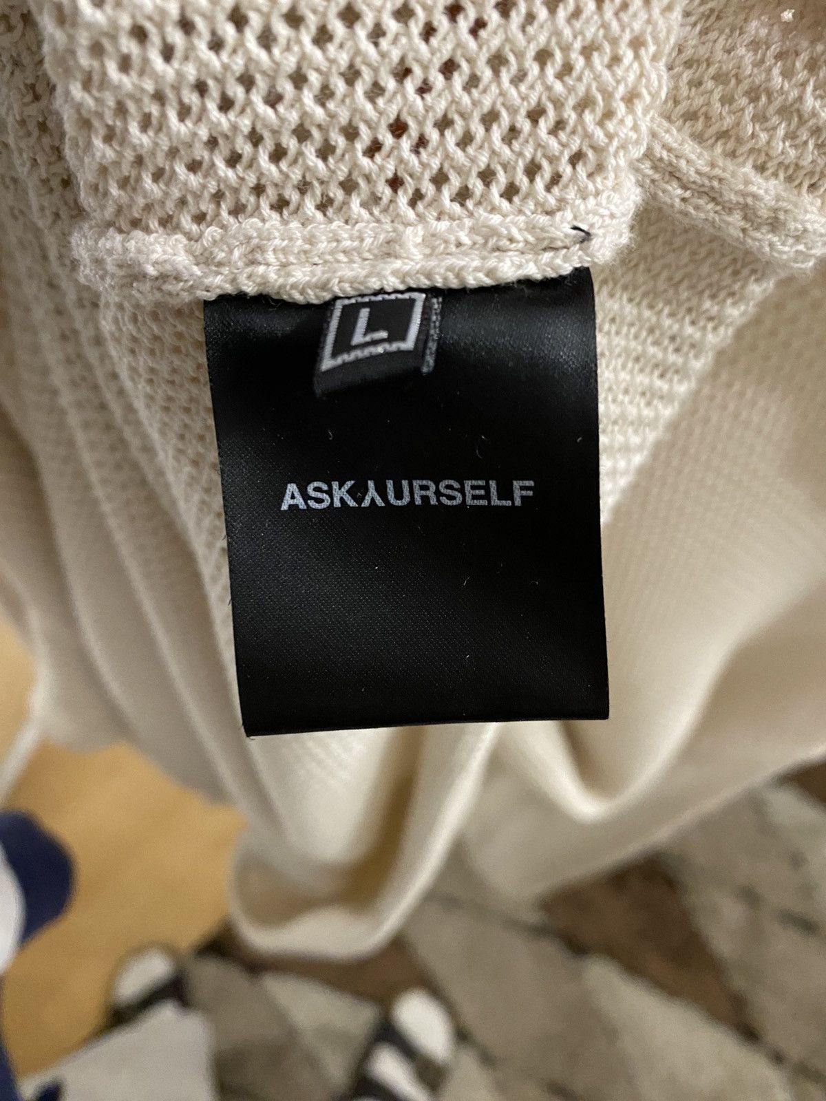 Askyurself ASKYURSELF Raw Banned Crochet Crew Size US L / EU 52-54 / 3 - 5 Thumbnail