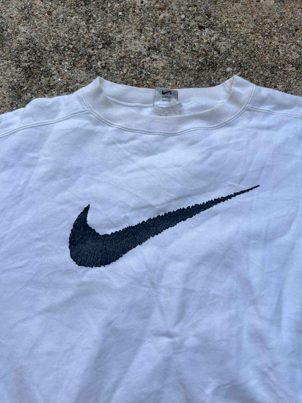 Nike × Vintage Vintage Nike Spell Out Made In USA Sweatshirt Size US L / EU 52-54 / 3 - 3 Thumbnail