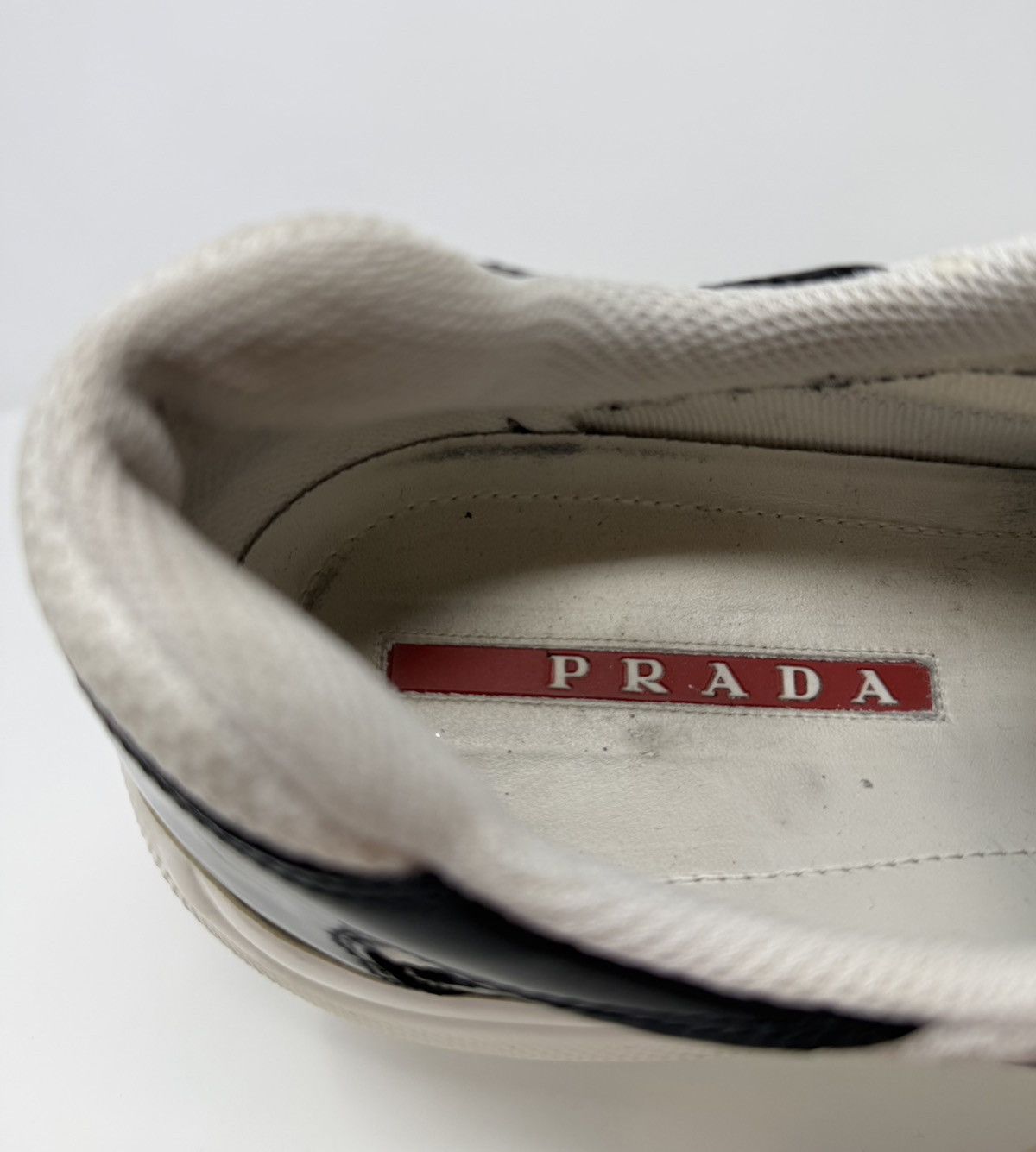 Prada Prada Americas Cup Sneaker White/Black Size US 11.5 / EU 44-45 - 8 Thumbnail