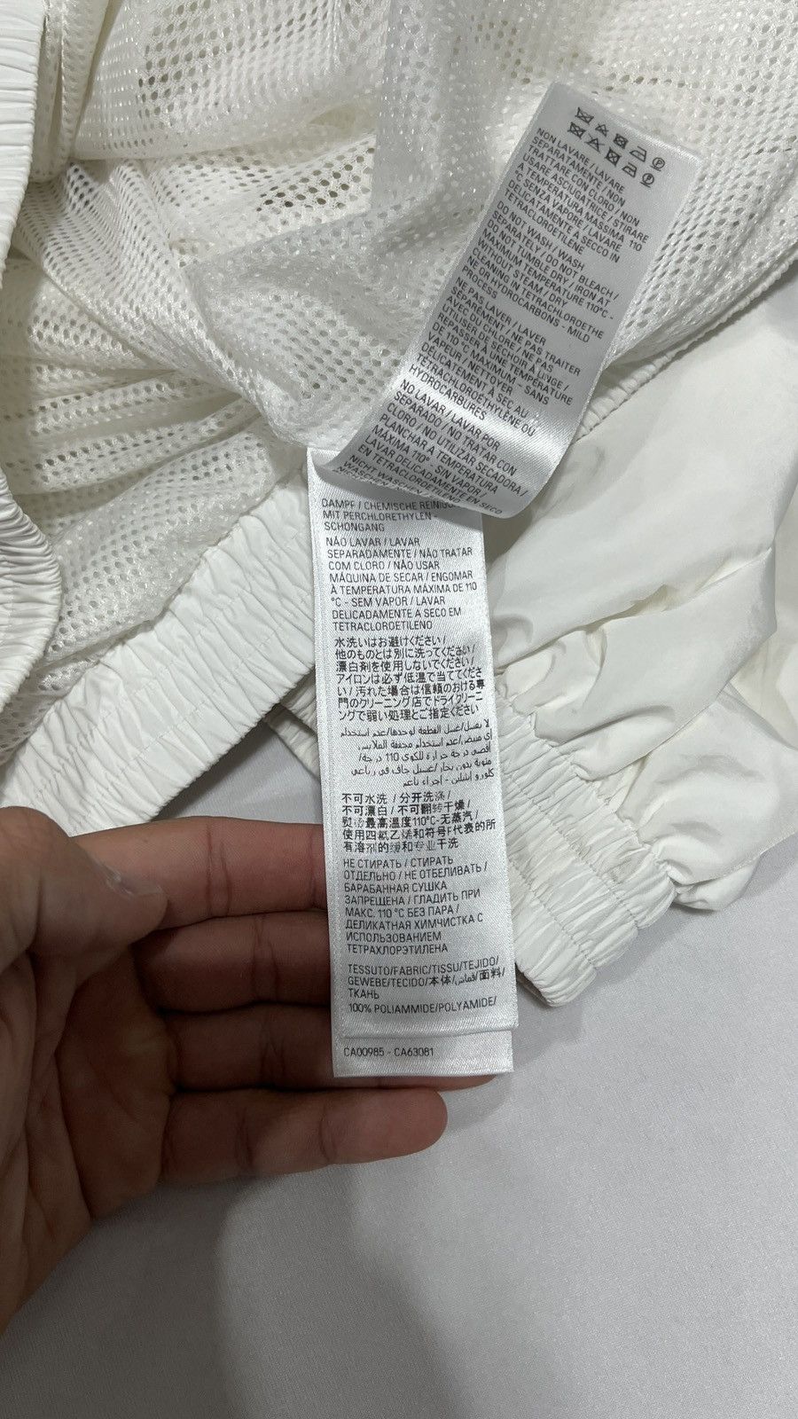 Balenciaga Balenciaga White Track Jacket Side Logo Size US L / EU 52-54 / 3 - 11 Thumbnail